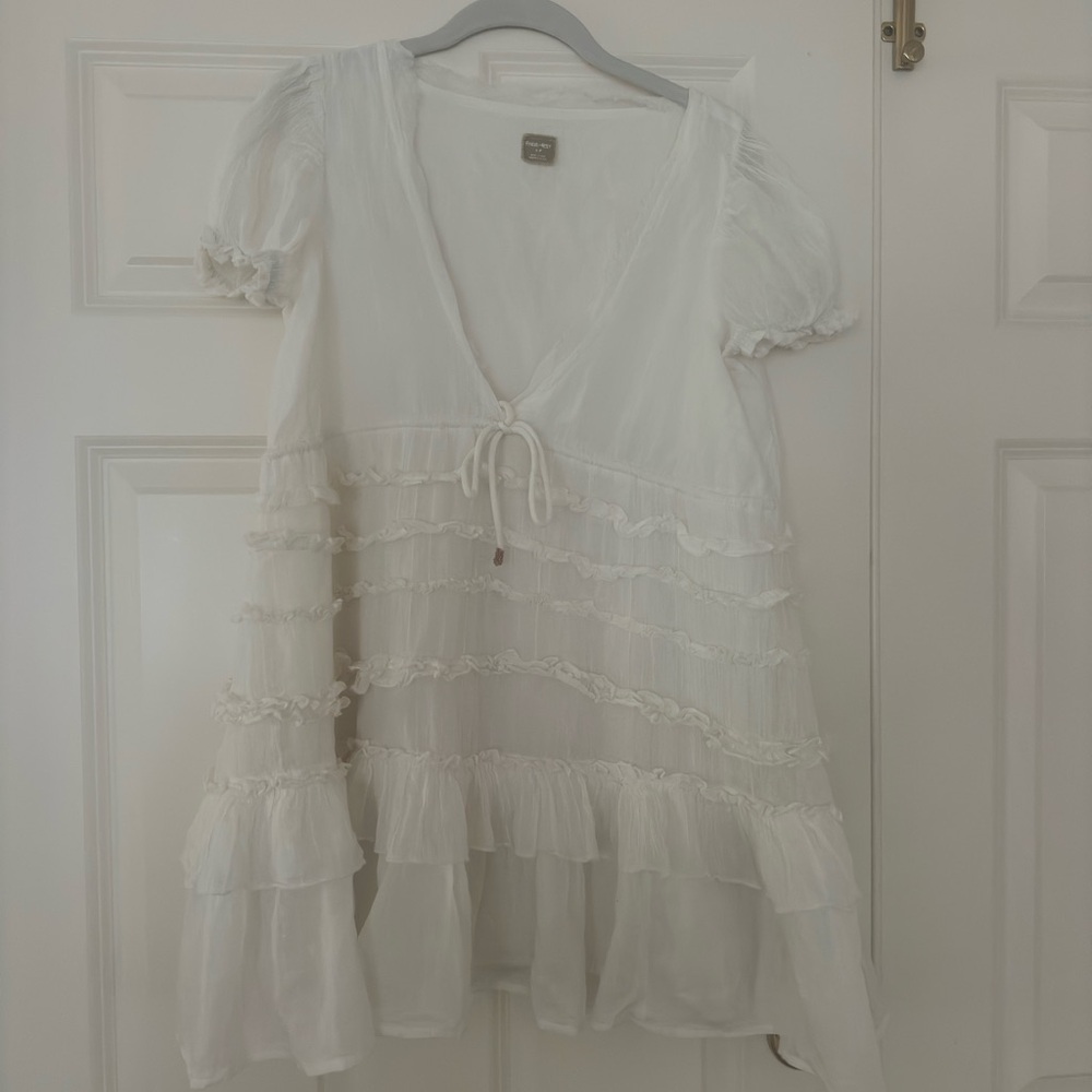 Darcey Tiered Ruffle Babydoll Dress - Picture 3 of 4